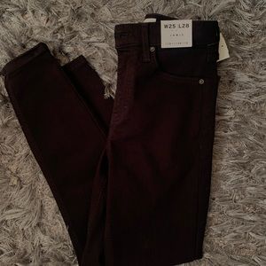 NWT topshop Jamie black skinny jeans